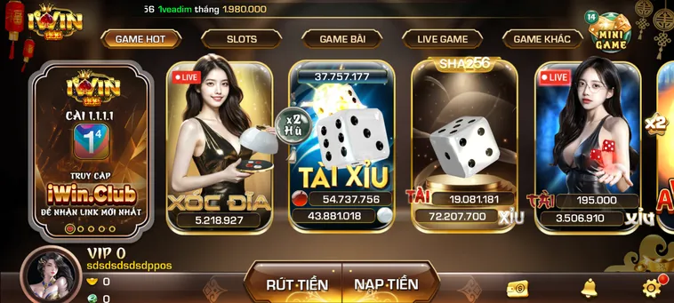 iWin Club - Cổng Game iWinClub - Sân Chơi Đổi Thưởng Top #1