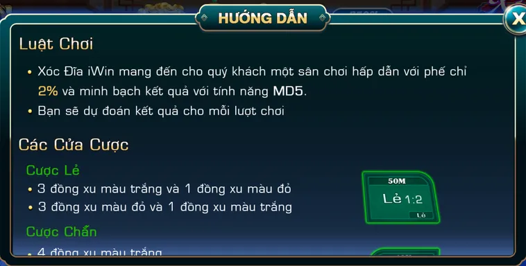 Xóc Dĩa Tại IWin Club Hướng Dẫn Chi Tiết Cách Chơi Và Mẹo Chiến Thắng